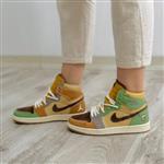 نایک ایر جردن وان وودو زنانه nike air jordan 1 og voodoo generation high