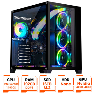 کیس اسمبل شده هوش مصنوعی فاطر سری Innovater مدل Fater FG-800B i9 14900K 192GB 16TB SSD 48GB  RTX 4090