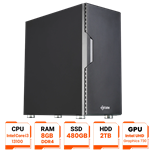 Fater F-700B i3 12100 8GB 2TB + 480GB SSD INT