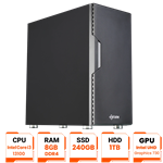 Fater F-700B i3 13100 8GB 1TB + 240GB INT