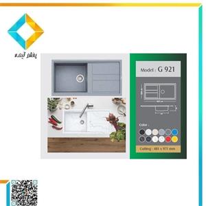 سینک گرانیتی گرانیکو پلاس مدل G921 کرم