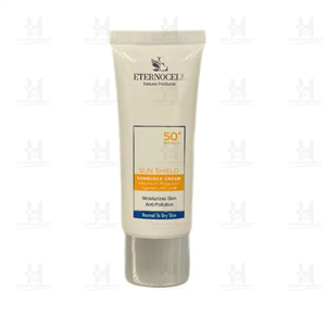 کرم ضد آفتاب اترنوسل بدون رنگ SPF50 مناسب پوست خشک 40 میلی لیتر Eternocell Dry Skin Sunblock Cream 40ml