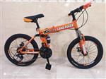 دوچرخه تاشو سایز ۲۰  LAND ROVER  رنگ‌ نارنجیدنده شیمانو