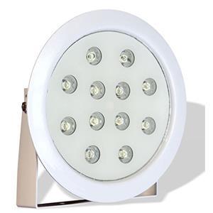 چراغ توکار استخری تک رنگ 12 ولت رنگ کوره ای مدل 12RE