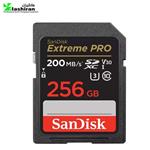 کارت حافظه اس دی 256 گیگ با سرعت 200 مگابایت SanDisk SD 256GB Extreme PRO200MB
