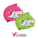 کلاه شنا بچه گانه لسکون طرح کوسه Lescon Silicone Swimming Hat Shar 