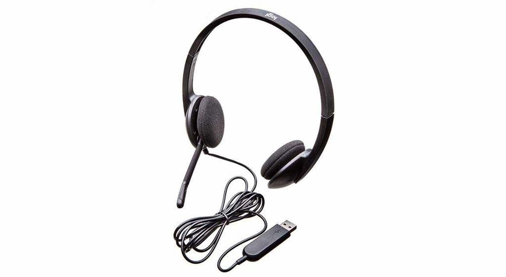 Logitech H340 USB Connector Supra-aural Headset
