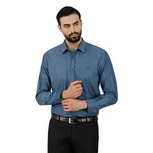 پیراهن استین بلند مردانه پاتن جامه مدل102721020242290 طرح جین 