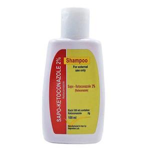 شامپو مو ساپونین مدل Ketokonazole حجم ۱۰۰ میلی لیتر