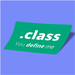 استیکر class you define me