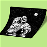 استیکر ادم فضایی اسکلتی-2