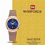 ساعت مچی زنانه نیوی فورس مدل NAVIFORCE NF5004 RG/BE