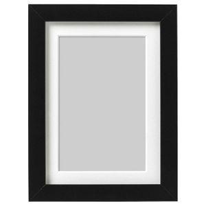 قاب عکس مشکی ایکیا سایز 10x15 سانتی متر مدل RIBBA