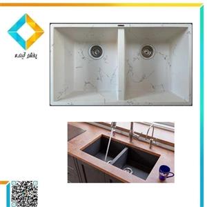 سینک گرانیتی ونسی مدل M-240 صورتی توکار