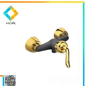 شیر توالت شادان مدل قاجاری مشکی طلایی