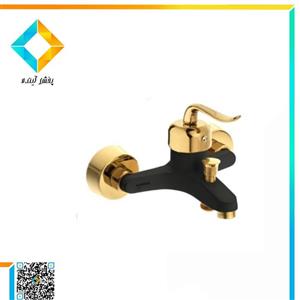 شیر حمام شادان مدل قاجاری مشکی طلایی