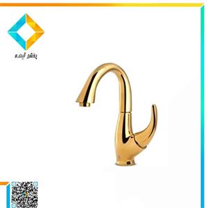 شیر روشویی شادان مدل ماهریس طلایی