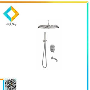 شیرآلات حمام توکار نوبل مدل فونیکس سفید