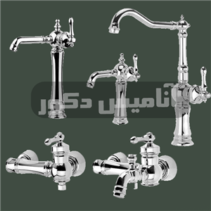 ست شیرآلات شیذر مدل آترینا کروم