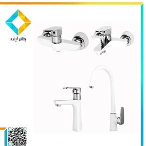 ست شیرآلات هودین مدل بالسا سفید کروم