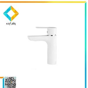 شیر روشویی اروند مدل پالرمو سفید کروم