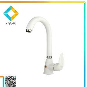 شیر ظرفشویی بهسازان مدل الماس سفید کروم