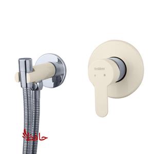 ست شیرآلات توالت توکار راسان مدل ویوات تنسو شیری کروم