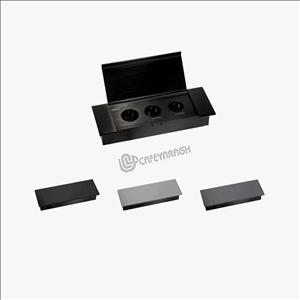 پریز توکار درب دار ملونی مدل 10106