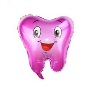 بادکنک فویلی دندانی دختر کد 99