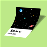 استیکر space pantone