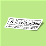 استیکر sarcasm periodic table