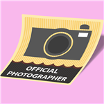 استیکر Official Photographer1