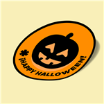 استیکر pumpkin patch halloween