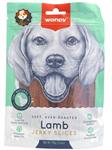 تشویقی نواری سگ ونپی با طعم گوشت بره ۱۰۰ گرمی ـ WANPY LAMB JERKY SLICES 100 GR