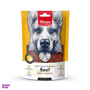 تشویقی سگ ونپی Beef Jerky Slices وزن 100 گرم