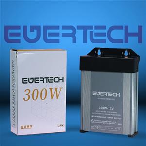 منبع تغذیه سوییچینگ ضد باران 300 وات 25 آمپر EverTech