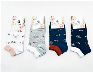 جوراب مچی زنانه طرح خرسی کد 304