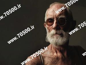 عکس پرتره  پیرمرد