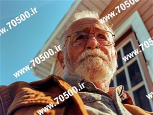 عکس پرتره  پیرمرد