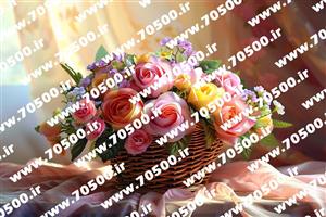 عکس با کیفیت از سبد گل کد 21027