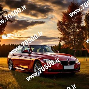 عکس ماشین  BMW قرمز
