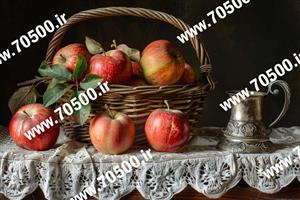 عکس زیبا و با کیفیت سبد سیب