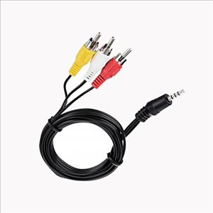 کابل AUX سه فیش 3 به 1 AV RCA