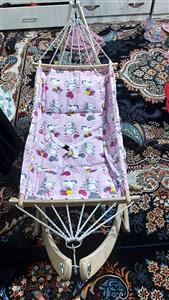ننو و گهواره سنتی نوزاد تاتی طرح فیل کد 101