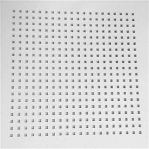 تایل سقفی گچی طرح پانچ مربع ضخامت 8میل ابعاد 60×60