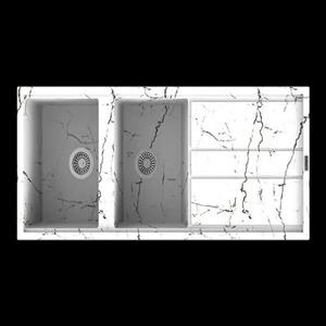 سینک گرانیتی سارگاتی مدل مرمر طلایی