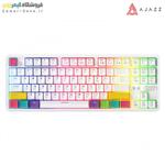 کیبورد گیمینگ بی سیم مکانیکال ایجز مدل Ajazz K870T RGB Wireless Mechanical Gaming Keyboard