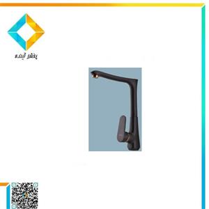 شیر ظرفشویی جزیره مدل لاوان مشکی طلایی