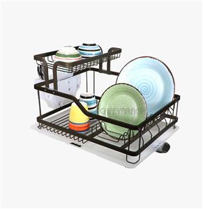 آبچکان رومیزی آلومینیومی دو طبقه آلبا