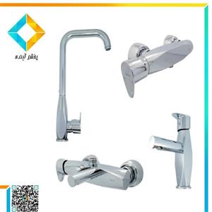 ست شیرآلات کلار مدل برلیان قطره کروم